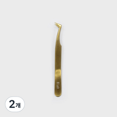 USNU 延長睫毛鑷子 一字型, 單色, 2個