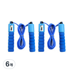 프리미엄 카운트 줄넘기, 블루, 6개