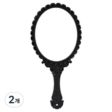 BETWEEN公主手鏡 小 25*11.5cm, 黑色, 2個