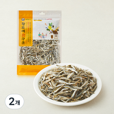 해살이 황토가마에 구운 손질 멸치 머리 내장제거, 2개, 300g