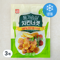 한성기업 통가슴살 치킨너겟 (냉동), 1kg, 3개
