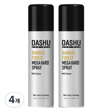 다슈 포 맨 밤부 포레스트 메가 하드 스프레이, 50ml, 4개