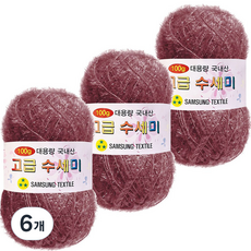 Yarna 大容量高級菜瓜布 100g, 178玫瑰紫, 6個