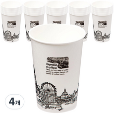 TheBeanSome 倫敦紙杯 300ml, 4個