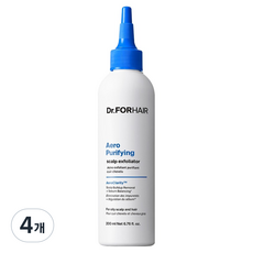 닥터포헤어 에어로 퓨리파잉 지성두피 딥클렌징 각질제거 스케일러, 4개, 200ml
