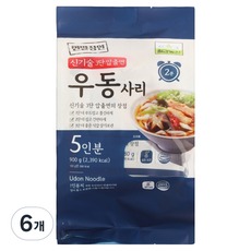 칠갑농산 우동사리, 900g, 6개