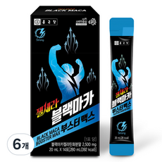 종근당 젤세라 블랙마카 부스터 맥스 14p, 6개, 280ml