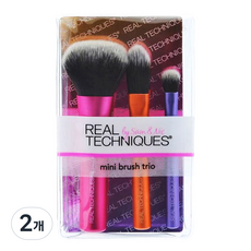 리얼테크닉스 온 로케이션 미니 브러쉬 트리오, 혼합 색상, 2개