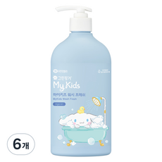 GREEN FINGER 綠手指 庫洛米與大耳狗喜拿的 My Kids 清新版沐浴乳, 6個, 500ml