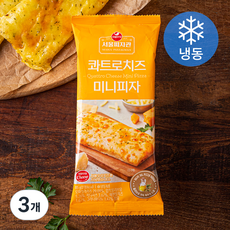 서울우유 콰트로치즈 미니피자 (냉동), 85g, 1개입, 3개