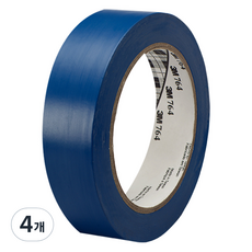 3M 地板標示 764 膠帶, 藍色, 4個