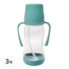 아가프라 라온 빨대컵, 350ml, 3개, Mint