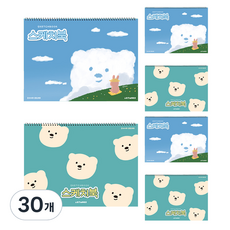 아트모아 유아용 스케치북 랜덤발송, 8절, 30매, 30개