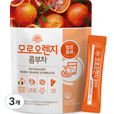 내추럴박스 모로오렌지 콤부차, 6g, 40개입, 3개