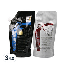 뷰티원 뉴프리미엄 오징어먹물 칼라 염모제 1제 500g + 2제 500g, 5RB레드브라운, 3세트
