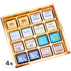 올데이 합격기원 럭셔리 초콜렛 16p 세트, 72g, 4개