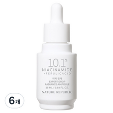네이처리퍼블릭 미백광채 엑스퍼트 드롭 래디언스 앰플, 25ml, 6개