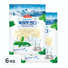일광제과 박하맛캔디, 700g, 6개