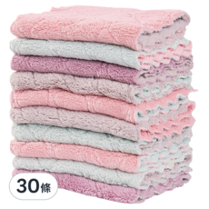 GOODIE FOODIE 吸水魔術抹布 25 x 25cm 顏色隨機 超強吸水力 居家清潔必備, 30條