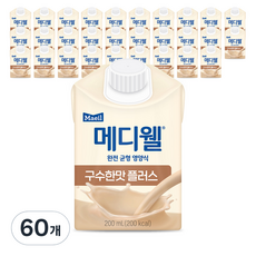 메디웰 구수한맛 플러스, 200ml, 60개