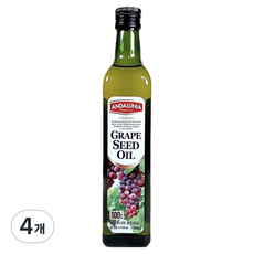 Andalunia 葡萄籽油, 4個, 500ml