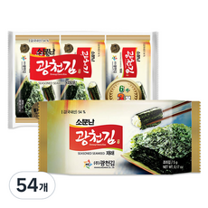광천김 소문난 재래 도시락김, 54개