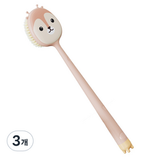 알로데 보이지 않는 곳 구석 바디 브러쉬 단면, TYPE07 핑크, 3개, 1개입