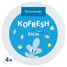 네츄레메디 코프레쉬밤 패밀리 용기형, 20g, 4개