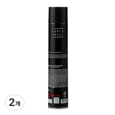 커리쉴 새틴 앤 에어리 스프레이 익스트림 홀드, 300ml, 2개