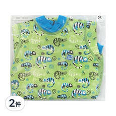 Splash About Happy Nappy Wetsuit 連身版游泳尿布褲 Green Gecko, 超大型(2XL), 2件
