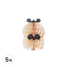 piozio 動物造型替換加濕紙 Panda, 5個