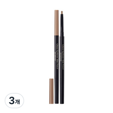 스킨푸드 초코 아이브로우 슬림 펜슬 0.13g, 4호 라이트브라운, 3개