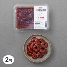 바다백미 양념깐새우장, 300g, 2팩