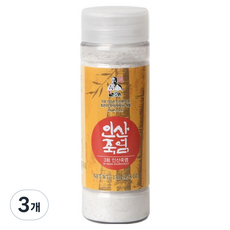 인산죽염 3회 죽염 과립, 3개, 130g