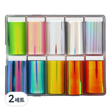 美甲幻彩玻璃紙 10款組, 一, 2組