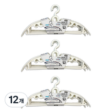스내지 다기능 옷걸이 5p, 화이트, 12개