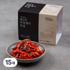 외갓집곳간 밥도둑 무말랭이무침, 200g, 15개