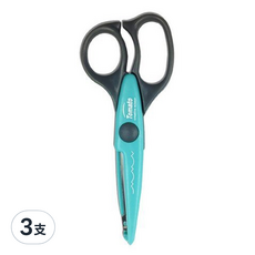 tomato 花邊剪刀 TS-18003 山脈 3支入 DIY手作剪刀, 3支
