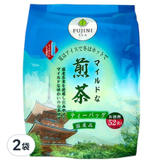 FUJINI TEA 清香煎茶茶包, 52包, 5g, 2袋