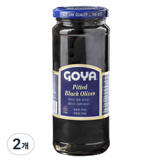 GOYA 去核醃漬黑橄欖, 350g, 4個