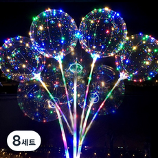 TODAY LIVING LED條狀派對氣球製作套組 W15002Z, 透明, 8套