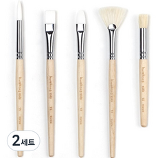 HWAHONG 華虹 兒童畫筆5件組 BS1, 2套, 混合色