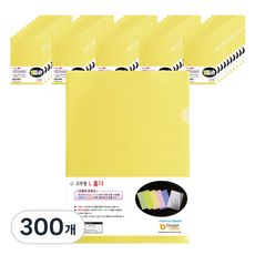 오렌지오피스 칼라 L자홀더파일 A4, 옐로우, 300개
