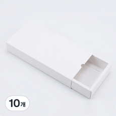 Inp 抽屜式禮物盒 28號, 白色, 10個
