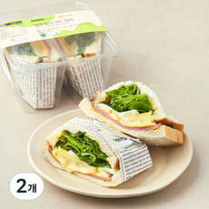 자람홈 햄루꼴라 샌드위치, 303g, 2개