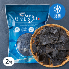 신건호멸치 두툼한 완도산 육수용 자른다시마 (냉동), 500g, 2팩