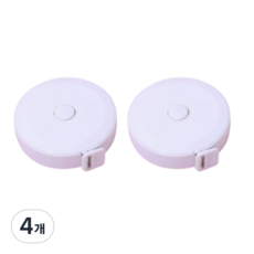modernmore 迷你捲尺 白色, 4個