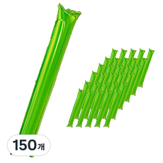 라볼페 블링 색상 축하 이벤트 스틱풍선 60 x 11 cm, 그린, 150개