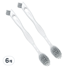 World Clean Leua 雙面清潔刷, 6個, 灰色