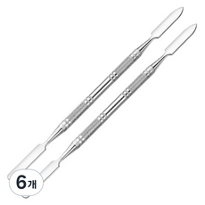 LaMon 不鏽鋼化妝調色棒 大, 6個, 單一顏色